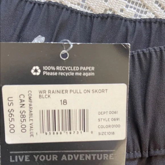 Eddie Bauer Black Skort - Picture 8 of 8